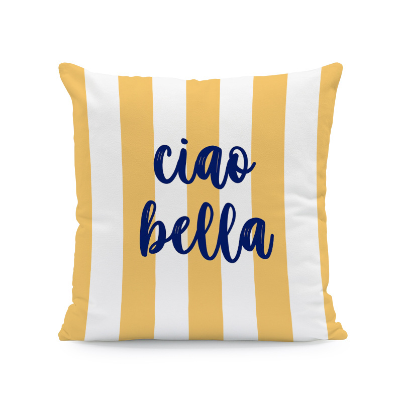 Área de agua fruta almohada cubierta camión de verano limón bicicleta sofá decoración cojín cubierta (sin núcleo de almohada)