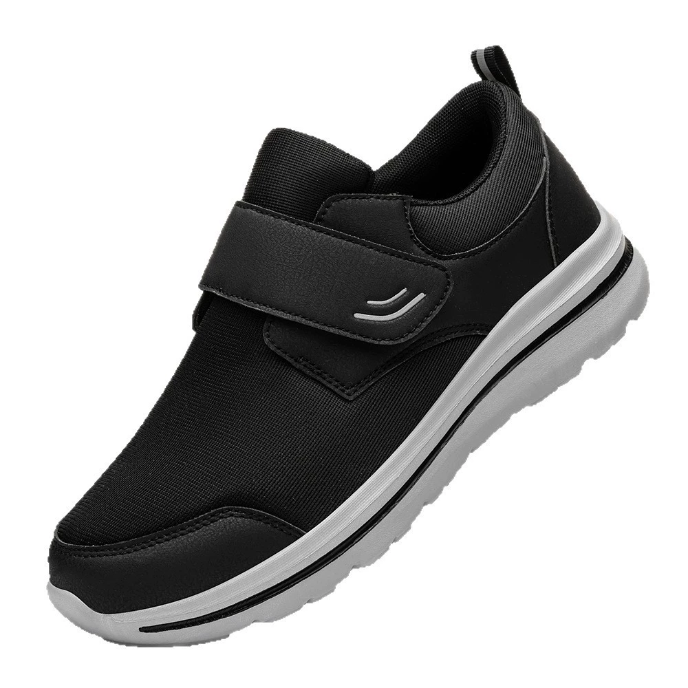 Comfortable postoperative walking shoes with velcro, for middle age