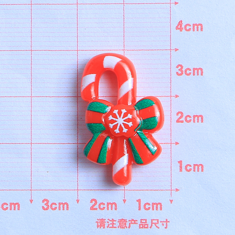 Santa Claus dibujos animados DIY crema pegamento resina accesorios epoxi teléfono caso tocado horquilla hebilla del zapato material de la joyería image 15