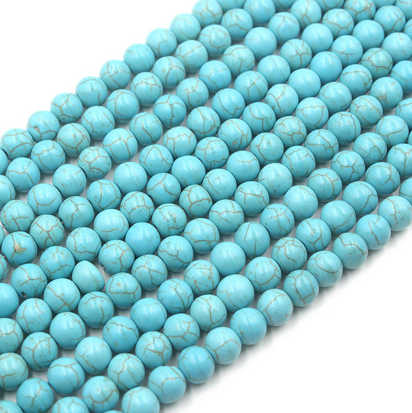 Turquoise round beads