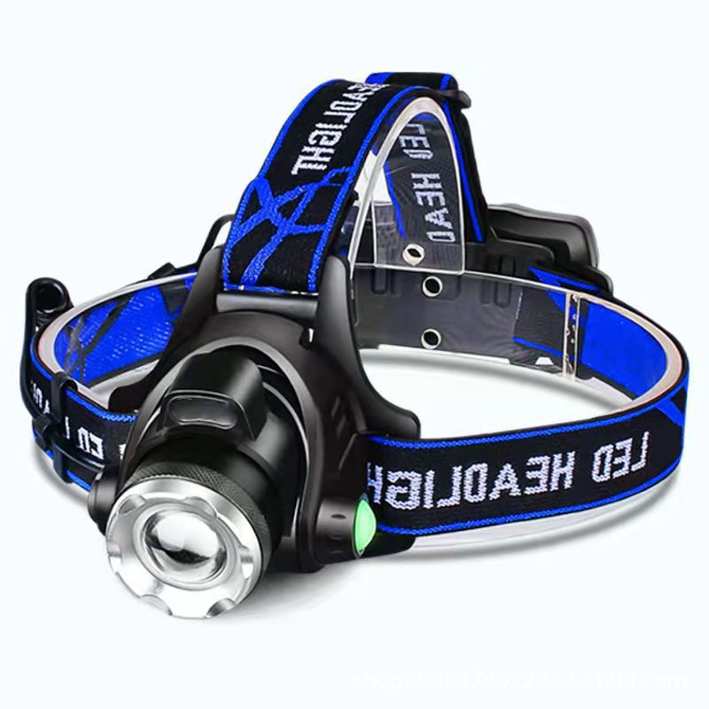 Fuerte luz faro inducción carga impermeable Super brillante tiro largo LED linterna montada en la cabeza pesca nocturna pesca lámpara de minero