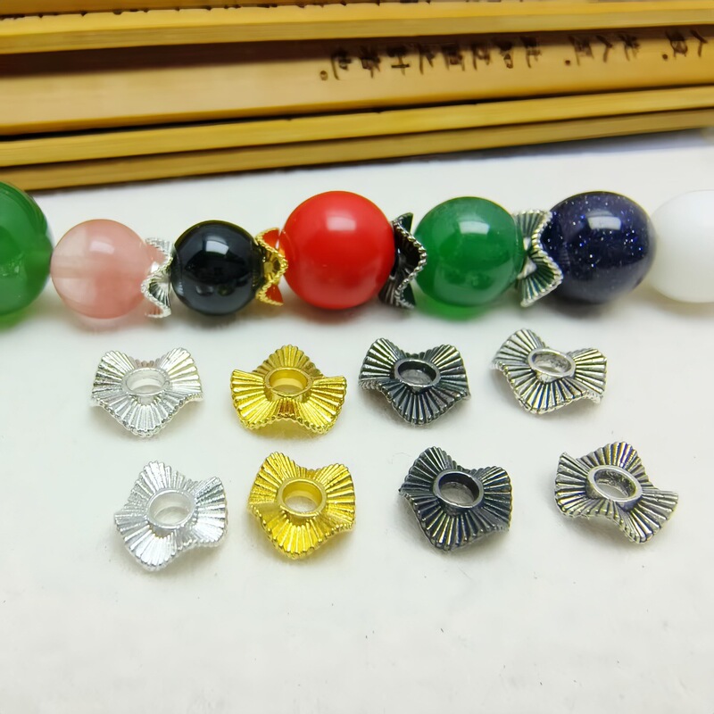 water ripple irregular stripe wave lace spacer beads diy handmade beaded spacer alloy accessories wholesale