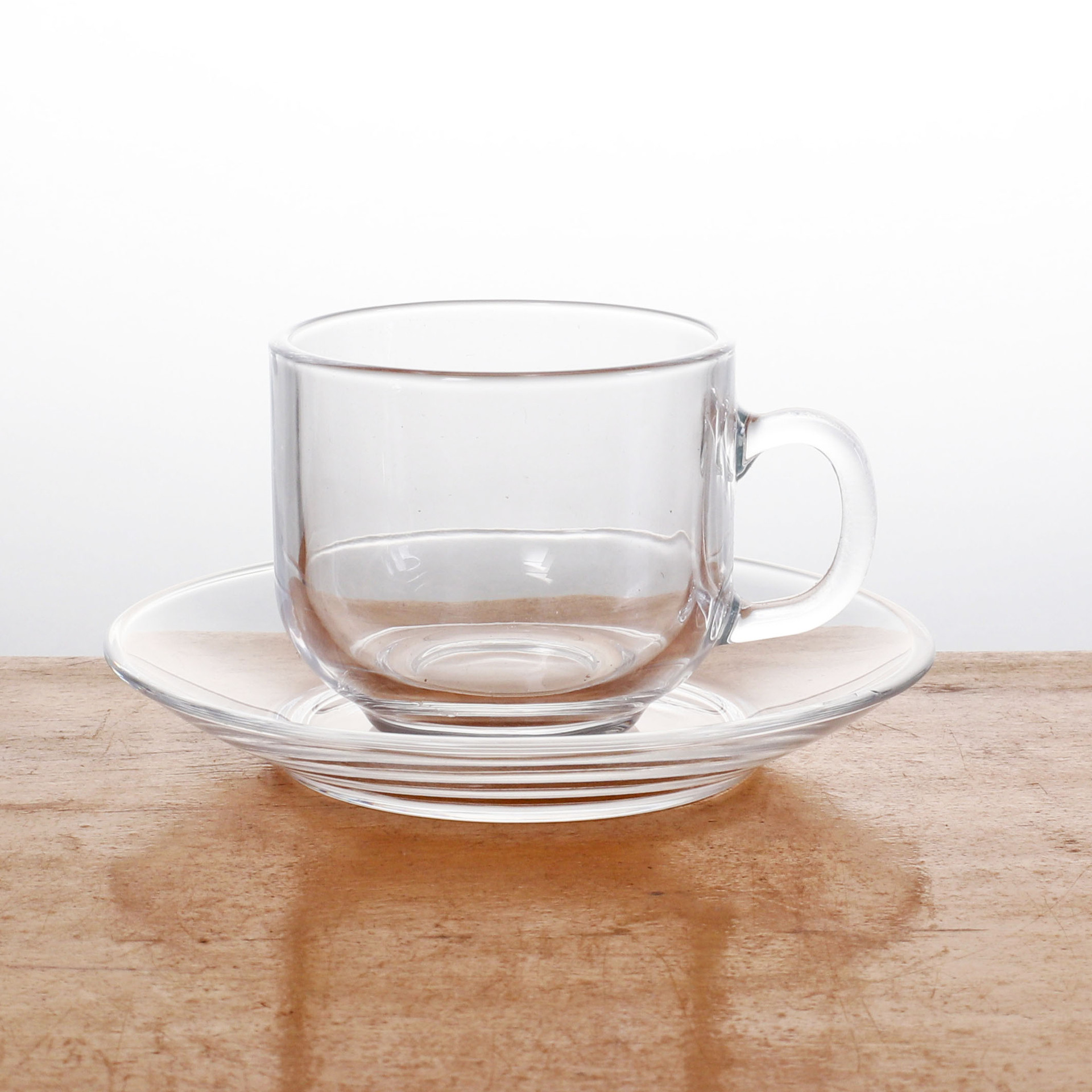 일본식 금날 컵 금색 커피잔 받침 세트 유럽식 오후의 향기 찻잔 받침 컵 유리 식기 도매