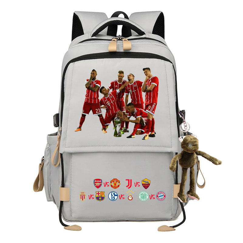 2024 Liga de Campeones Copa del Mundo de fútbol Mochila Real Madrid KakaCroba Messi Chelsea Manchester United estudiantes