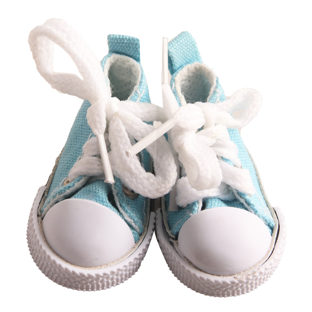 5cm zapatos de lona casuales 6 puntos bjd muñeca zapatos de lona Exo muñeca zapatos de lona