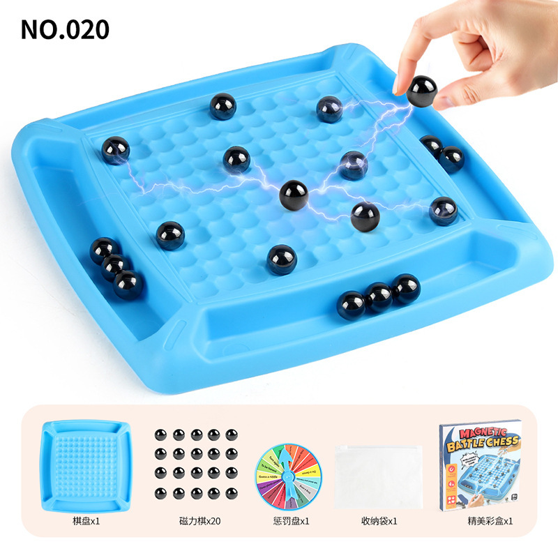 Ajedrez transfronterizo de inducción magnética de ajedrez magnético divertido juego de juego de ajedrez lógica de pensamiento de mesa interactivo juguete de puzzle