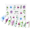 Sticker for manicure, nail polish, watercolour contains rose, suitable for import, flowered