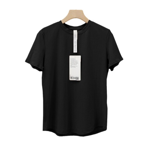 Summer yoga short-sleeved women's love casual cool loose round neck pure cotton quick-drying breathable thin t-shirt high elasticity