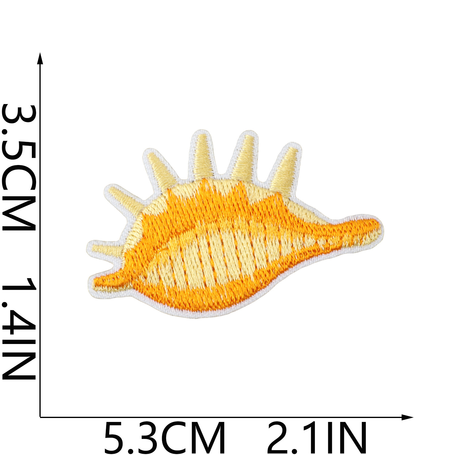 Pequeño pez de color bordado pegatinas de tela mar fiesta pegatinas de parche de sellas adorables decoración de computadora bordado sellas de sublimación caliente