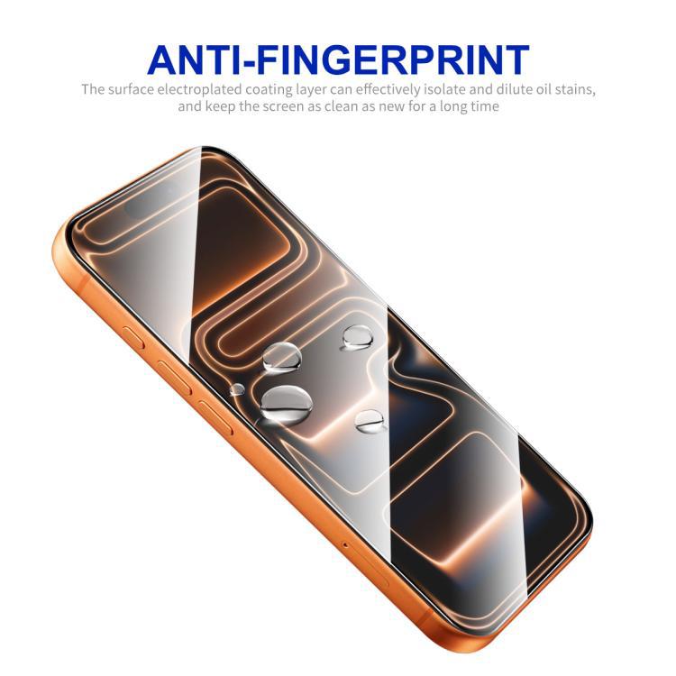 10 piezas ENKAY espesado adhesivo completo impresión de serigrafía de vidrio de aluminio de alta calidad 0.26mm 9H 2.5D acero de pantalla completa para iPhone 17 / iPho