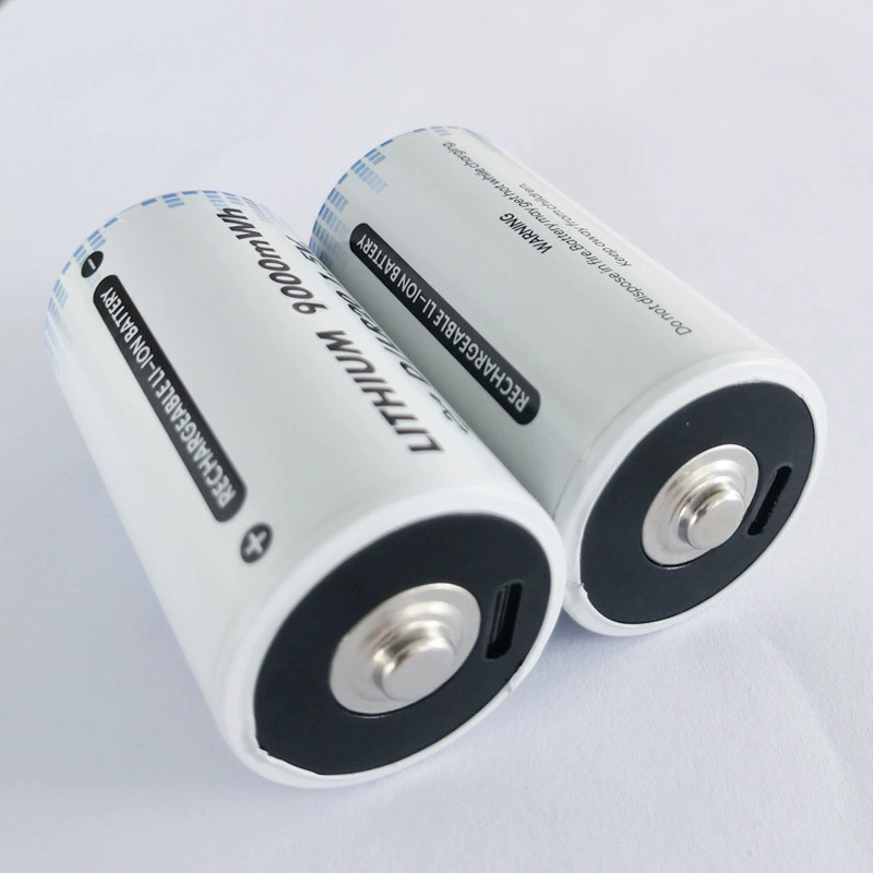 Тип D, 1 большая литиевая батарея USB интерфейс кабель питания батарея водонагреватель газовая плита 1.5В KC сертификация