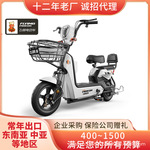 飞鸽金鹰电动车48V锂电电瓶车代步新国标电动自行车