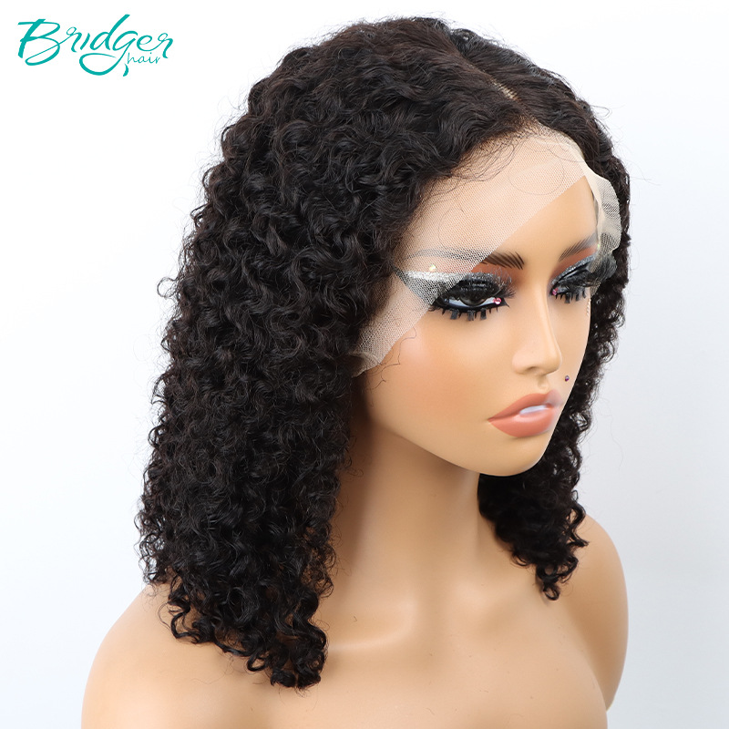 13*4-es öltéssel készült, dupla húzású, BOB jerry göndör élő hajból készült parókák_voghion.com