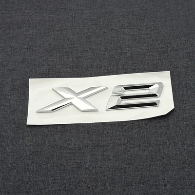Car logo Mark X Series Car Rear - x2silver-replacement
