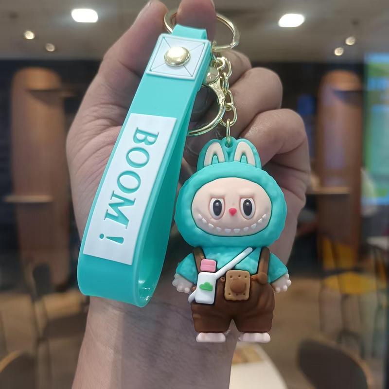 クリエイティブホットスタイルラブブキーホルダー漫画リトルシープペンダントおもちゃベビーグラバーかわいいキーチェーンリング卸売|undefined