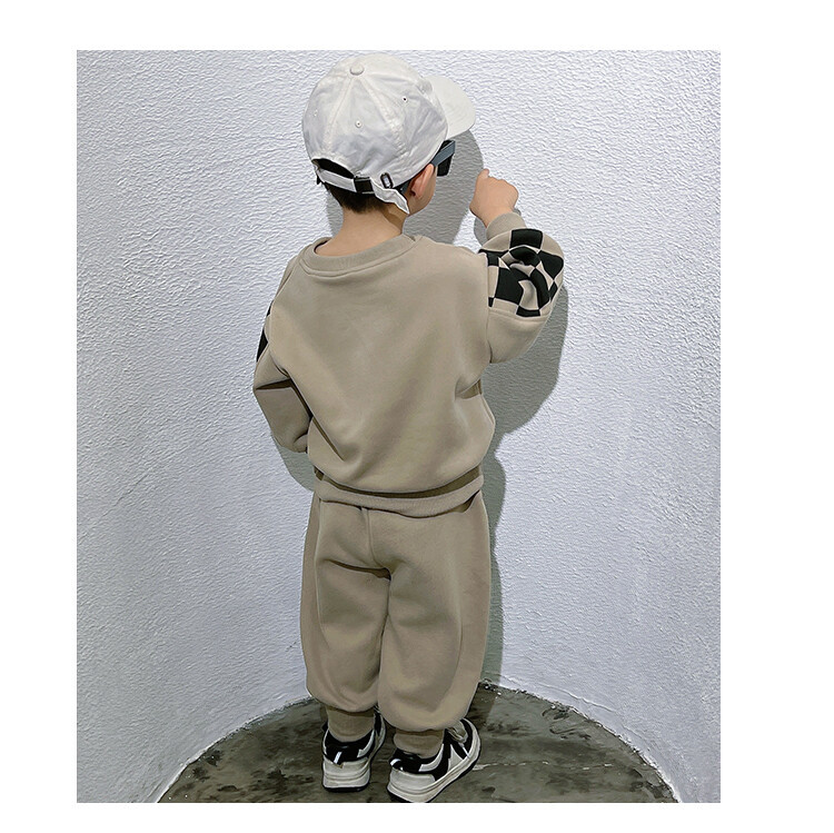Set da orsetto per ragazzi 2023 Primavera e autunno Nuova edizione coreana Maglione da strada esplosivo per celebrità di Internet per bambini_voghion.com