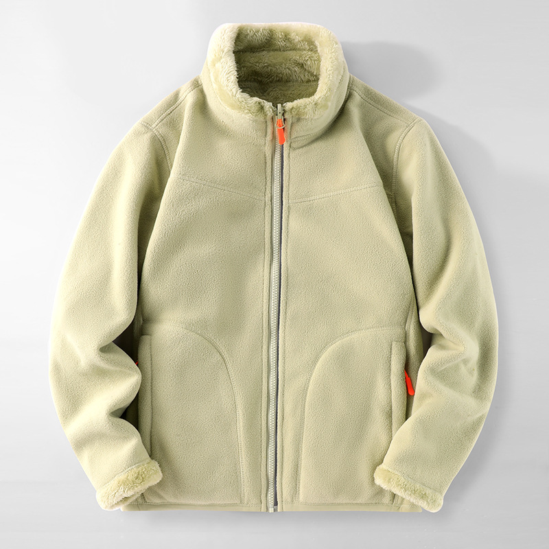 Transfronterizo otoño y invierno doble cara más camisa de terciopelo grueso chaqueta de terciopelo de hombre chaqueta de moda de hombre ropa cálida