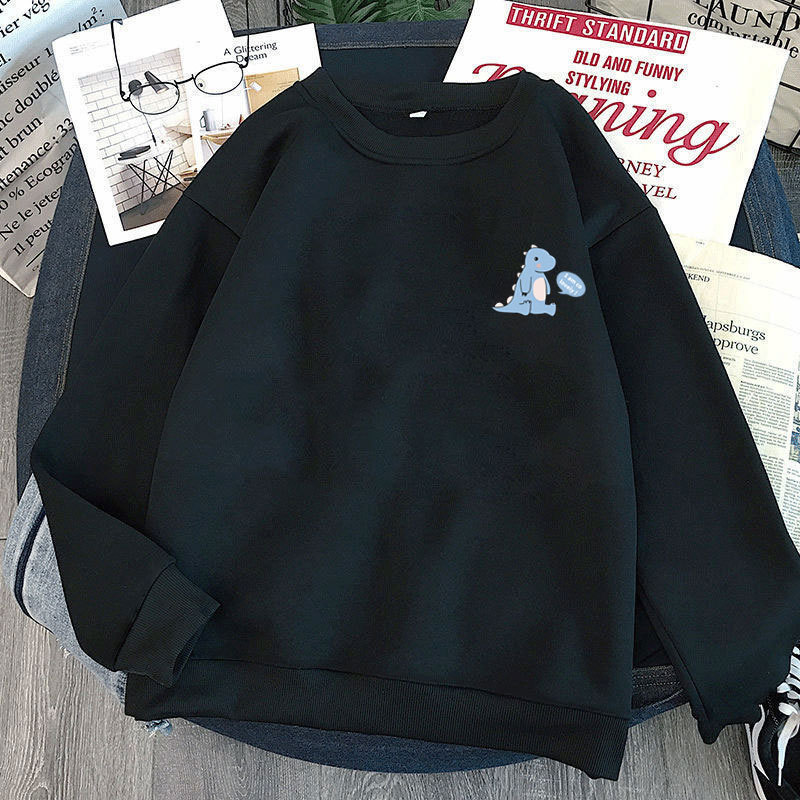 Trendy Men's Sweatshirt 2026 Spring New Hong Kong Style Youth Fashion Loose Comfortable Versatile Long-Sleeve Thin T-Shirt Trendy Men's Sweatshirt 2026 Spring New Hong Kong Style Youth Fashion Loose Comfortable Versatile Long-Sleeve Thin T-Shirt