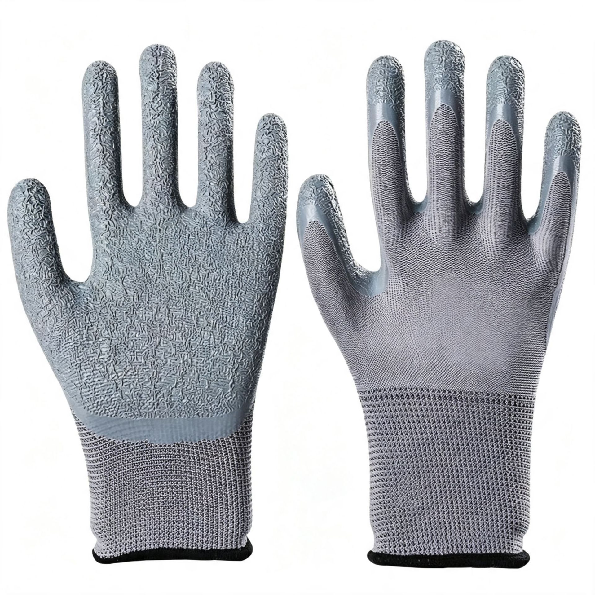 Guantes de protección laboral, de látex, resistentes a las arrugas, impermeables, antideslizantes, robustos, guantes de trabajo industriales duraderos para manipulación de ladrillos, transfronterizos.