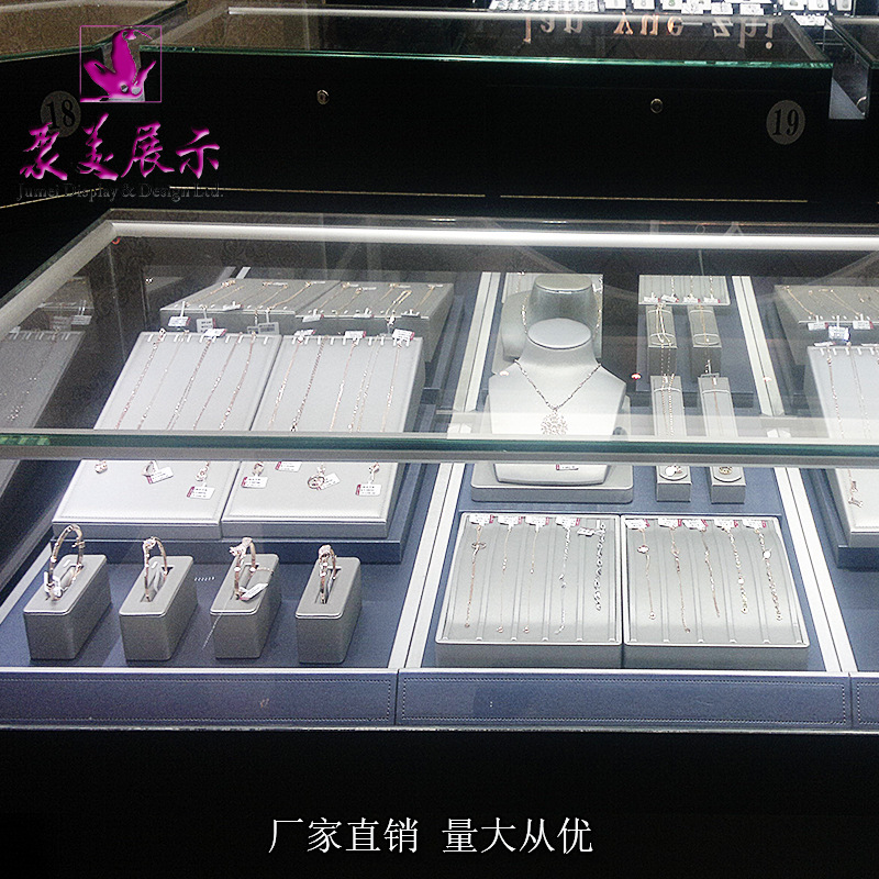 源头厂家供应珠宝首饰陈列设计 k金银饰展示架饰品陈列道具设计