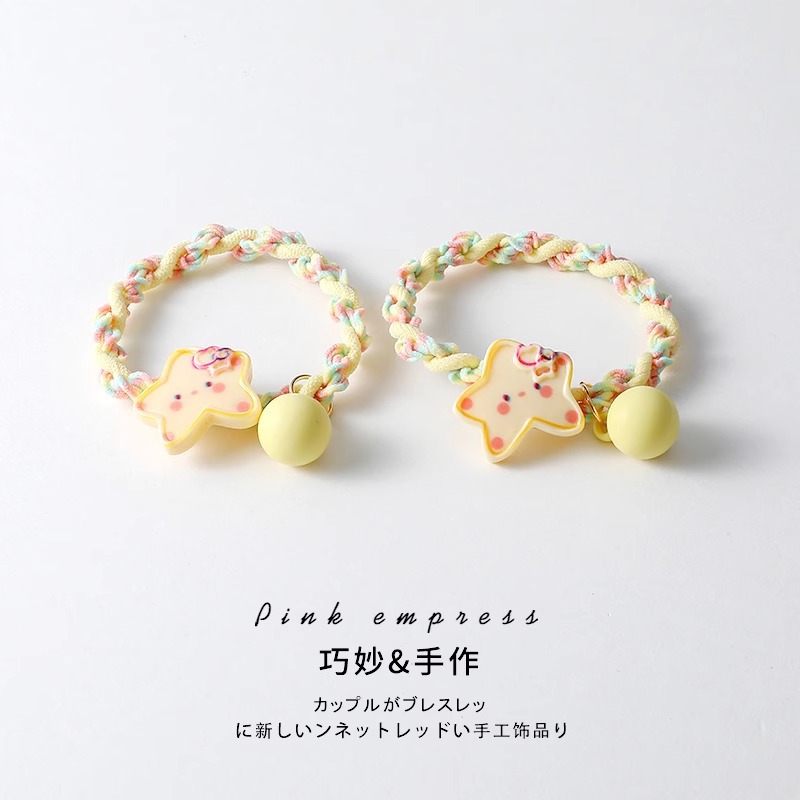 Dulces lindas estrellas clips de cabello elásticos duraderos no lastimar tocado de cabello frente clips de frangeo joyas para niños