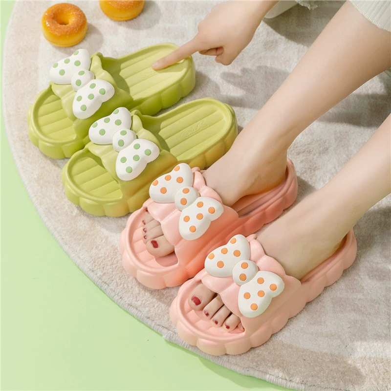 Summer cute non-slip slippers with bow