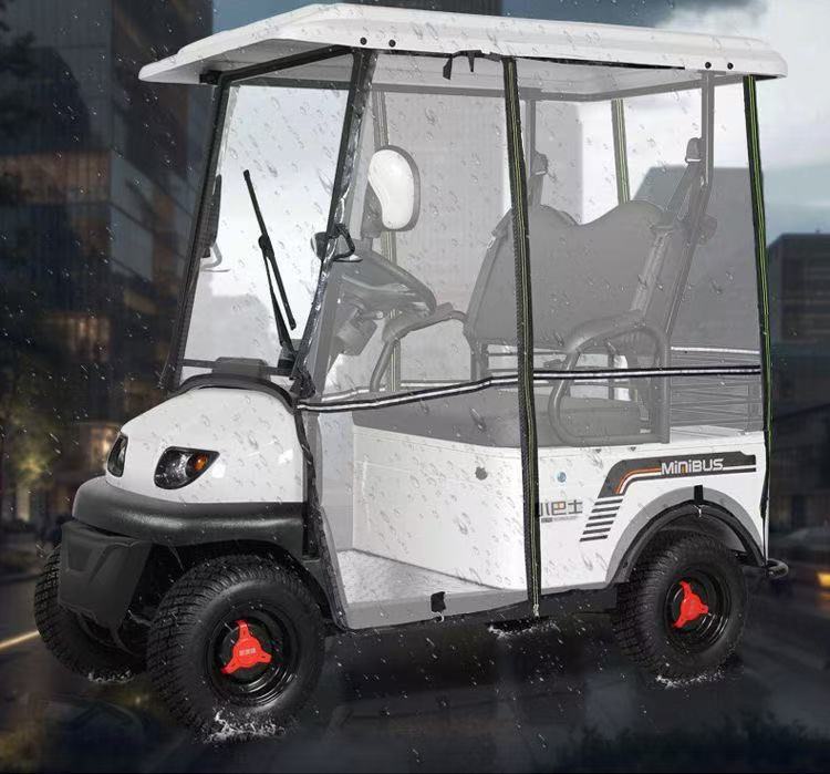 Electric four-wheeled vehicle for scenic area sightseeing, two-seater electric golf cart, transportation vehicle for parks, real estate developments, and scenic areas
