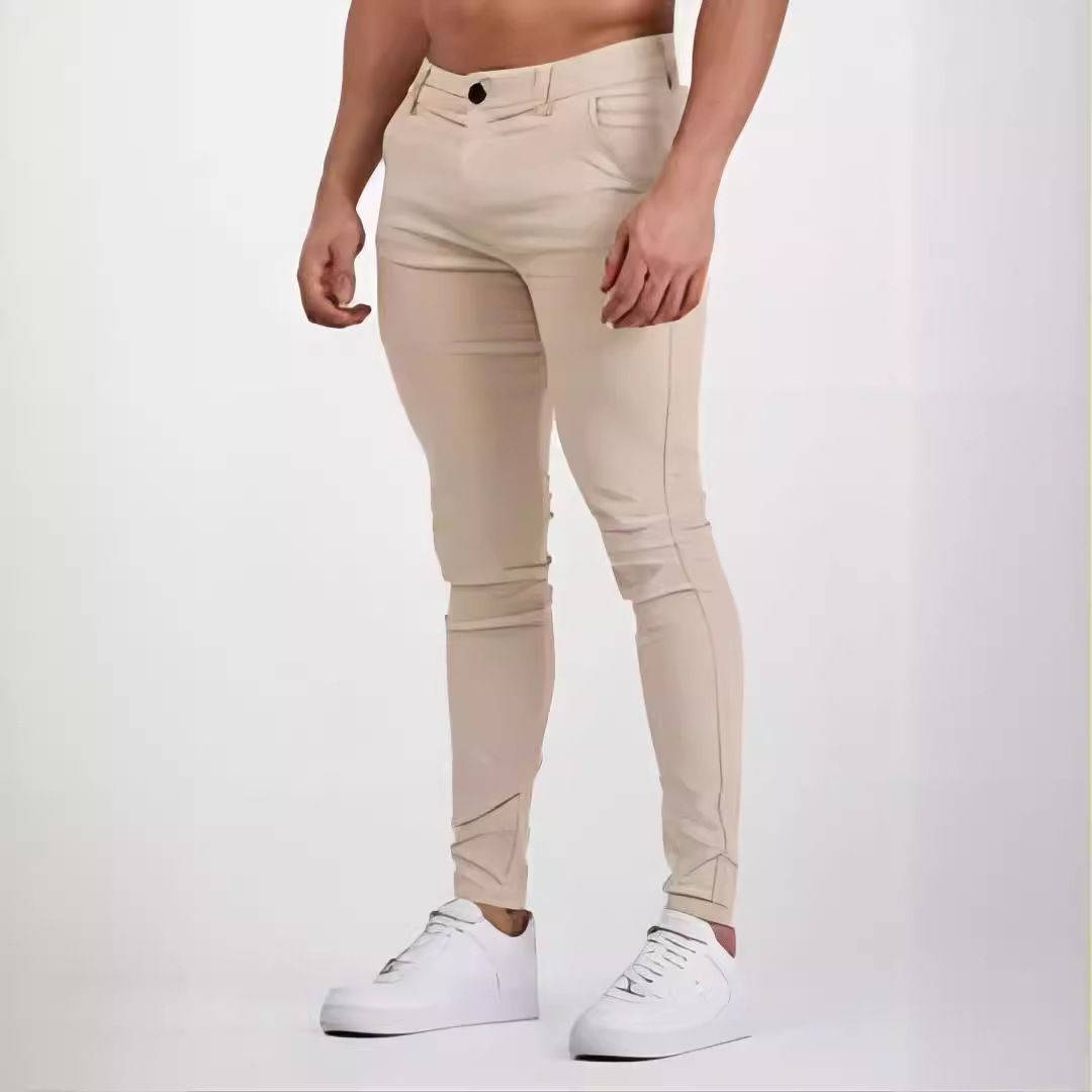 春夏季跨境欧美热卖休闲裤春季新男装户外修身长裤直筒运动,男装休闲裤,星座1217-1