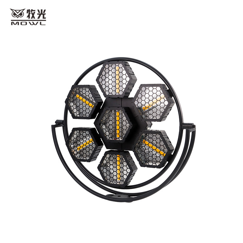 LED hexagonal retro barra de luz atmósfera luz de la matriz efecto de luz de fondo Luz de escenario caballo corriendo luz estroboscópica Luz