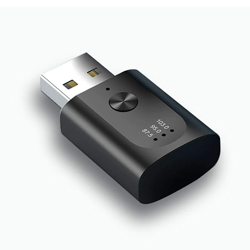 Трансграничный новый USB-приемник Bluetooth FM FM Bluetooth 5,3 аудиоадаптер автомобильный громкой связи