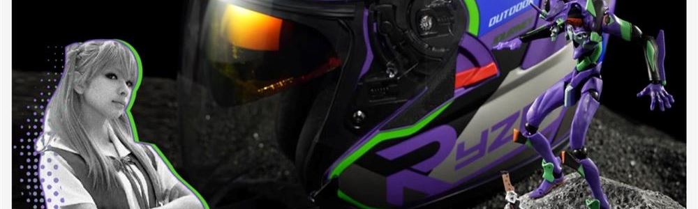 Rsv Motorcycle Helmet Men's No. 1 Women's Three-Quarter Helmet Electric Motorcycle Half Helmet Double Mirror Universal for All Seasons