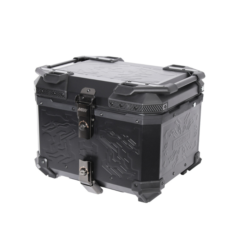 45Lmjw Beast Four-Sided Embossed Motorcycle Quick-Release Aluminum Alloy Embossed Tail Box for Scooter and Electric Vehicle