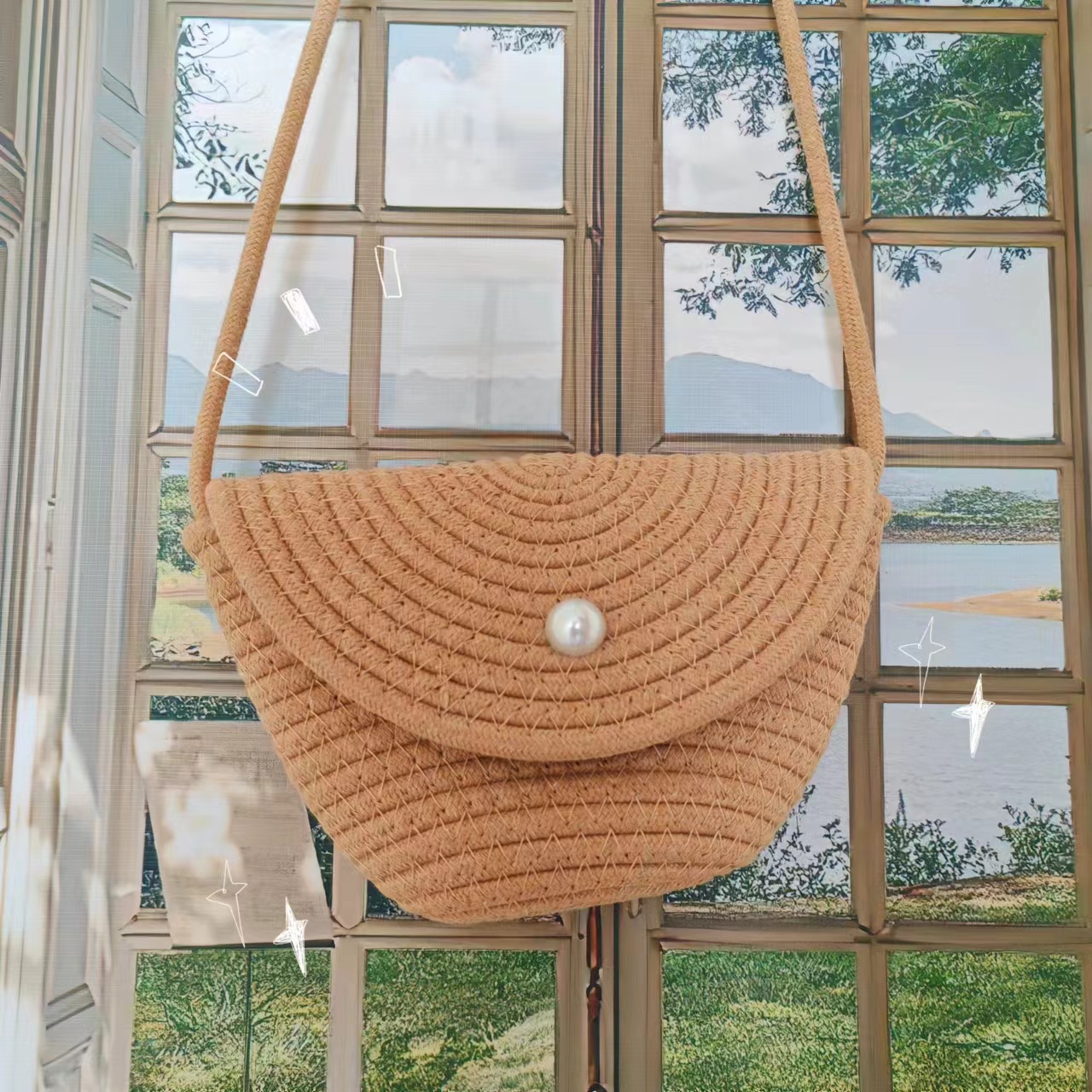 2024 primavera nuevo diseño de nicho bolso de mano de gran capacidad bolso de mano bolso de mujer casual bolso de moda occidental