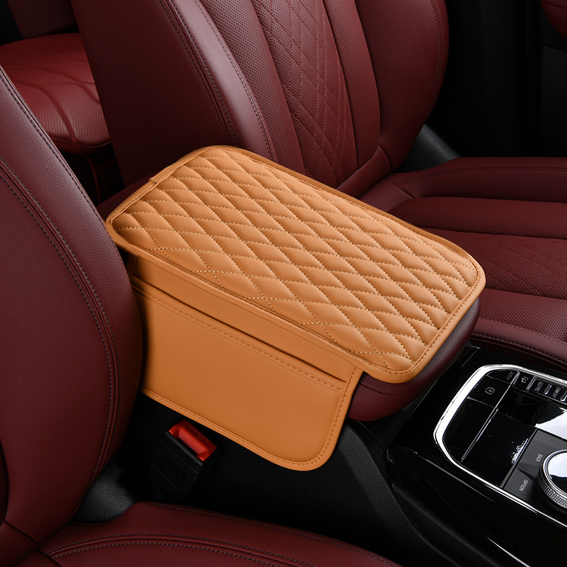 Manufacturers cross-border GM diamond armrest box pad upgrade on both sides of the storage pocket central armrest box protective pad cover