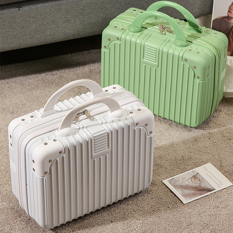 Factory Wholesale 18inch Abs Luggage Portable Suitcase Makeup Case Carry-On Suitcase Password Box Women's Travel