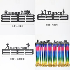 国境を越えた独立したステーション人気のバスケットボール収納メダルラック金属工芸品鉄ディスプレイラック装飾ペンダント