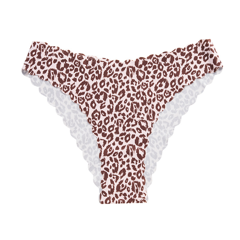 Gray pink fur leopard print