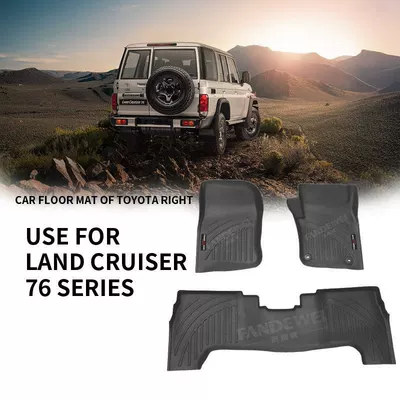 Suitable for Rhd Right-Hand Drive Toyota Rav4 Land Cruiser Lc80 Toyota Hiluxraize Floor Mats Land C (Universal Foot Pad) - rhd-land-cruiser-76-series