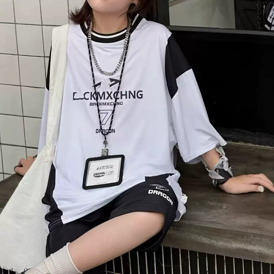儿童套装2025男童夏季新品880326字母款球服速干两件套中大童韩版