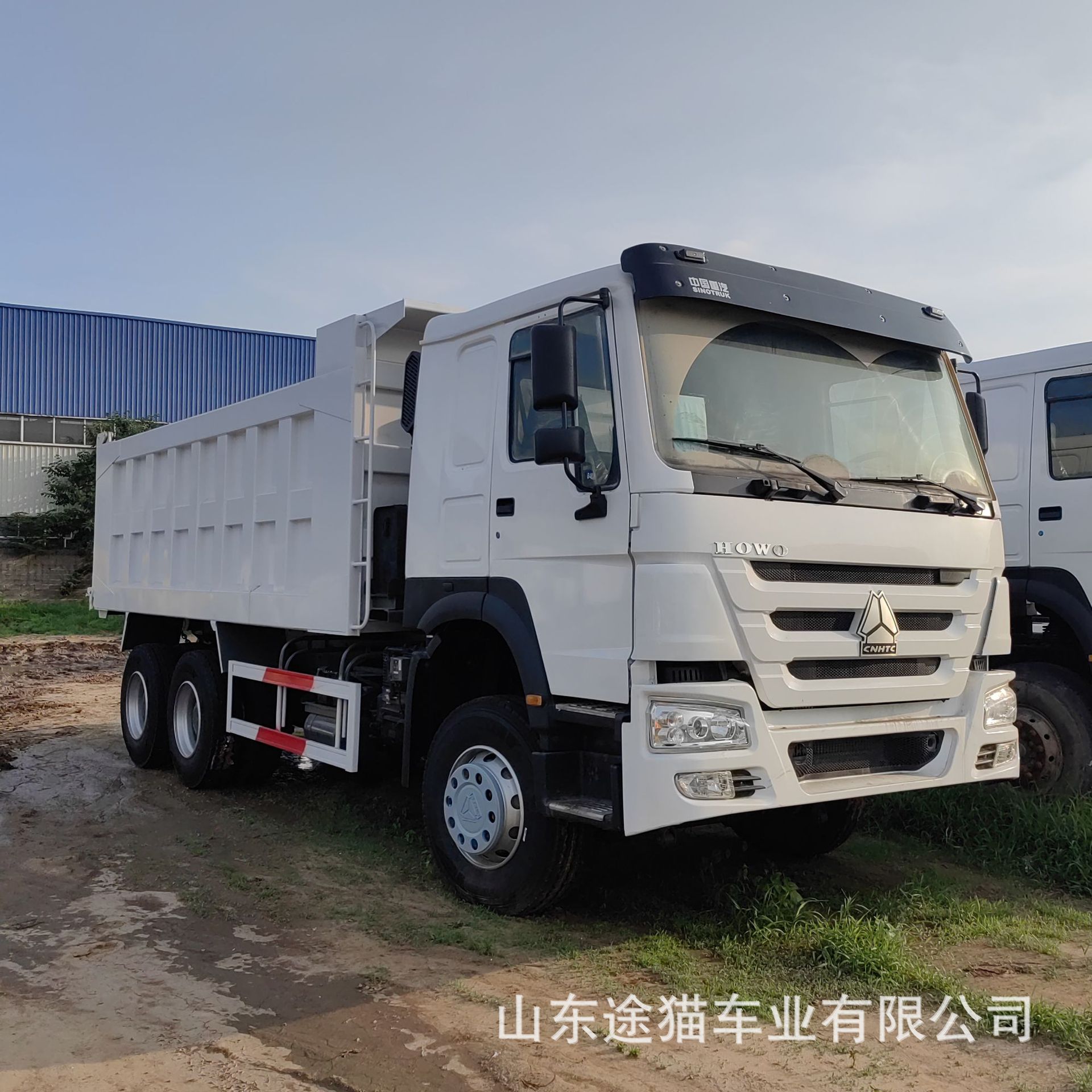 Howo Heavy Duty 6X4 Dump Truck with Eight Rear Wheels, Rear-Tipping Dump Truck for Soil Transport, Construction Dump Truck