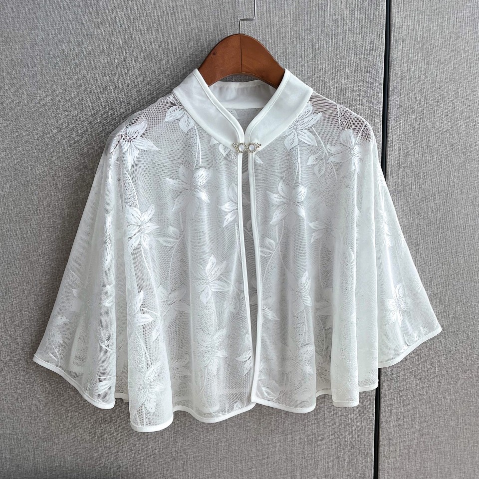 Cheongsam, shawl, cape, coat, summer thin retro top, stylish new skirt, cardigan, 2025 summer