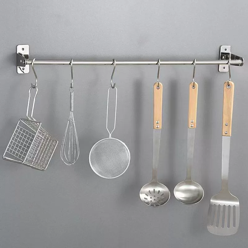 Blackless Magnetic Stainless Steel S -shaped hook S Hooking Sausage Hanging Blog Hook Kitchen S Hook Student Desk Hook