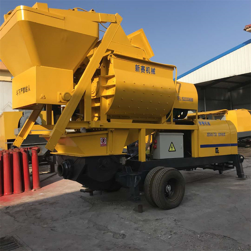 JBS500型强制搅拌机 混凝土拌料机 移动式双轴卧式搅拌机