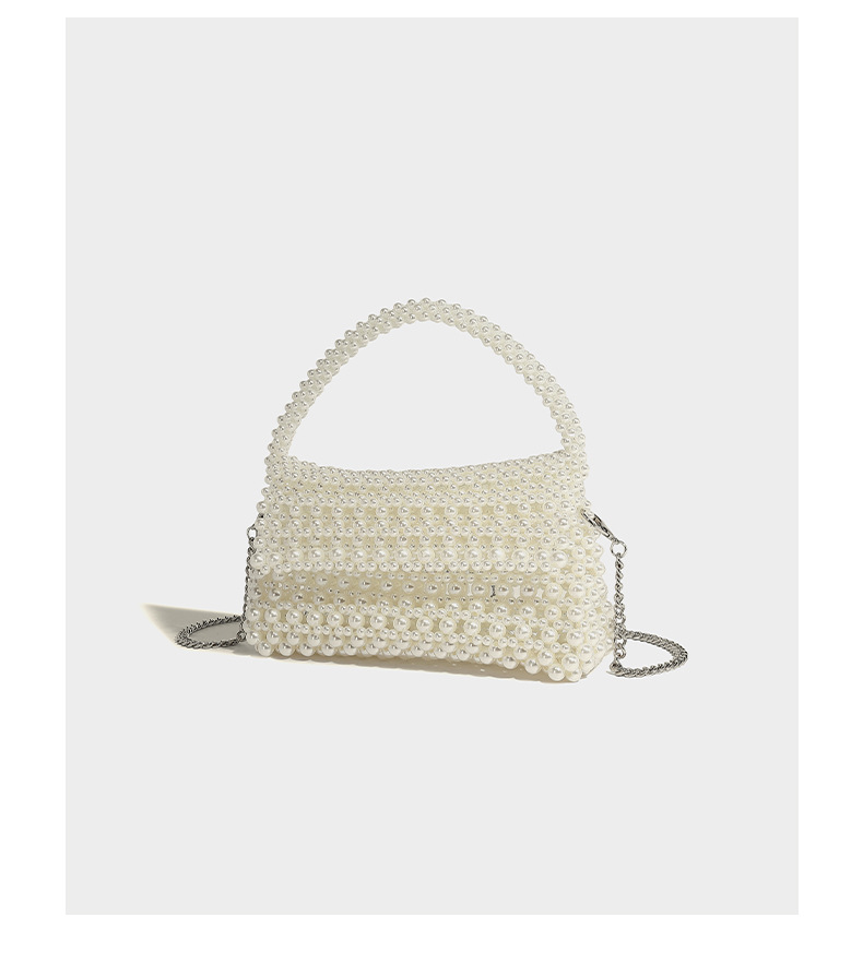 Stile francese nuovo a mano perla cava autunno e inverno luce lusso moda versatile nicchia spalla singola diagonale_voghion.com