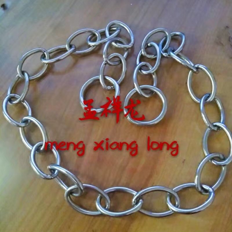 圆环链条厂家镀锌链条铁链子宠物链家用拴狗起重护栏链条装饰链条