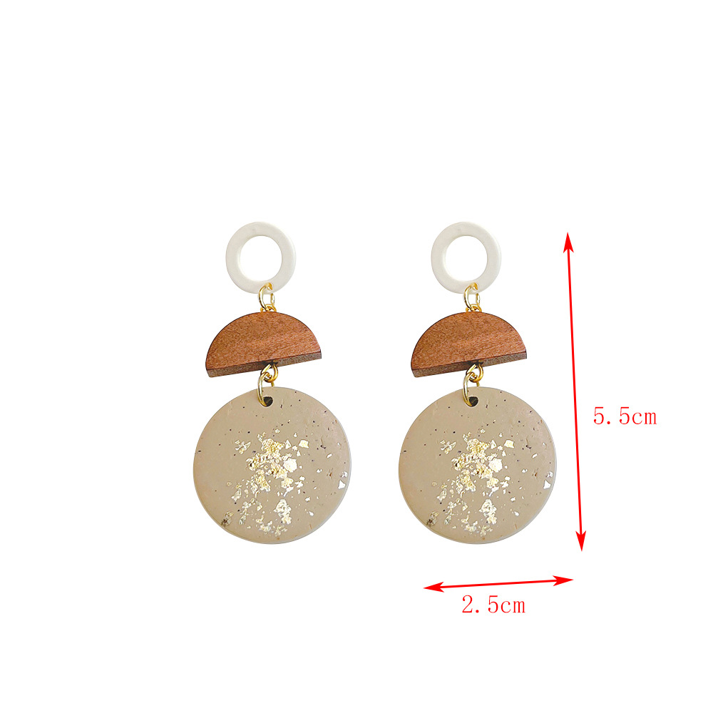 Simple Style Geometric soft clay Stoving Varnish Womenu0027S Drop Earrings 1 Pair
