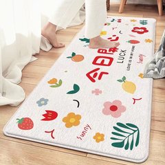 加厚仿羊絨床邊地毯臥室少女可愛飄窗墊地墊長毛毯簡約水洗