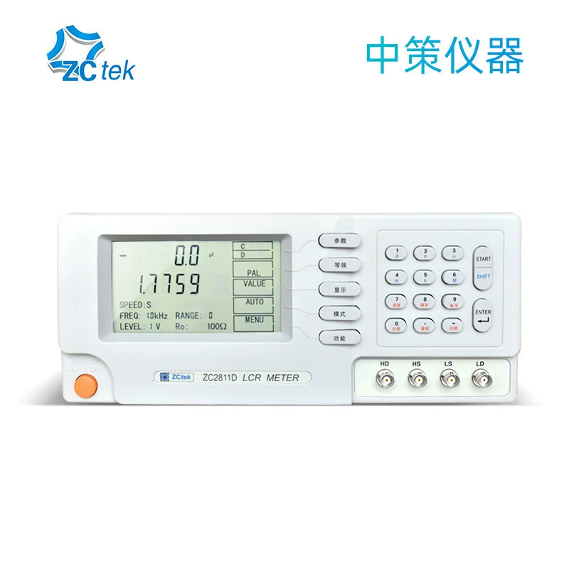 ZCtek Zhongce высокоточный цифровой мостовой измеритель LCR 100~10 кГц частота ZC2810D измерительный прибор