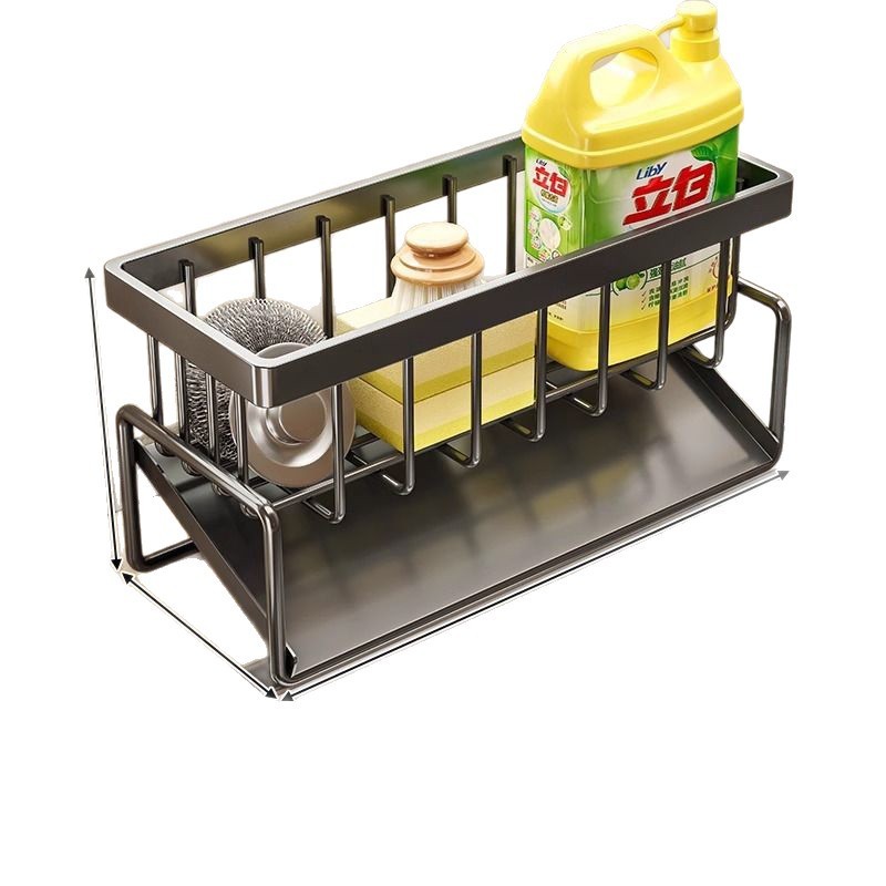 耐百邦キッチン収納ラックスポンジ水切りラック蛇口洗い流しシンク食器洗い布収納ラック|undefined