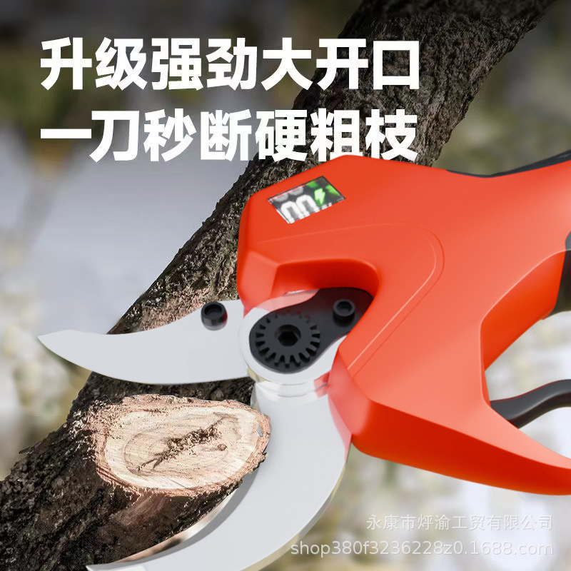 Nuevo corte eléctrico de ramas cortadoras de ramas de fruta tijeras eléctricas de litio tijeras eléctricas inalámbricas al aire libre tijeras de jardín fabricantes al por mayor